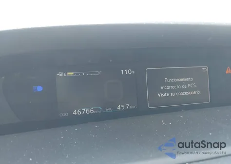 2019 Toyota Prius z USA, uszkodzony, nr VIN JTDKARFUXK3087590